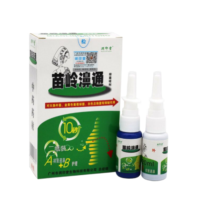 Купить антибактериальный спрей для носа Miaoling Bitong A+B