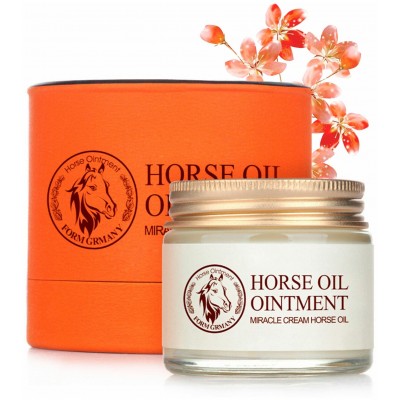 Купить Увлажняющий крем для лица с лошадиным жиром BIOAQUA HORSE OIL OINTMENT
